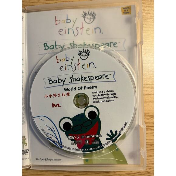 LOT OF 4 BABY EINSTEIN DVD Musical Adventure World Animals, Symphony Fun, Poetry - Picture 11 of 13